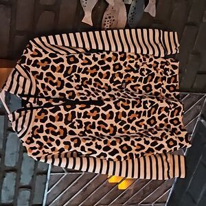 Real Work animal print hoodie